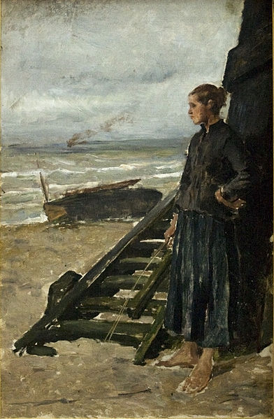 Fishermans Daughter at Nieuwpoort